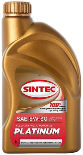 Синтетическое SINTEC PLATINUM 5W-30 1 л
