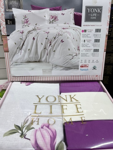 Комплект YONK LIFE HOME евростандарт ранфорс, : 50x70 см