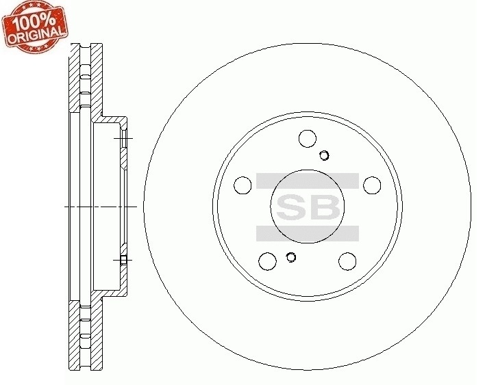 Диски Sangsin Brake передние SD4042-M
