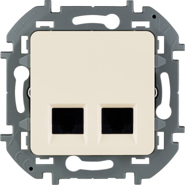 Компьютерная розетка (RJ45) Legrand Inspiria 673841, бежевый