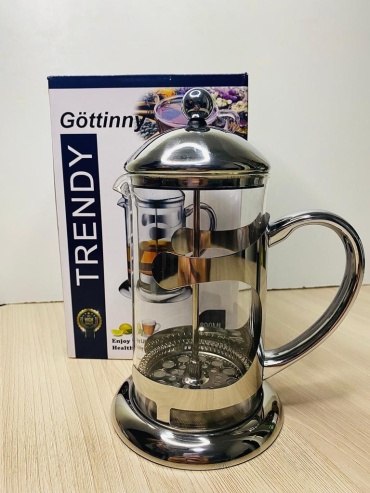 Френч-пресс Gottiny VL024 600 мл, стекло, нержавеющая сталь