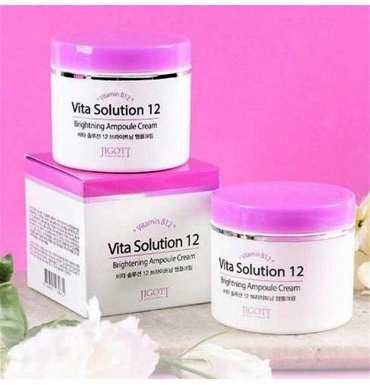 Jigott Vita Solution 12 Brightening Ampoule Cream крем 100 мл