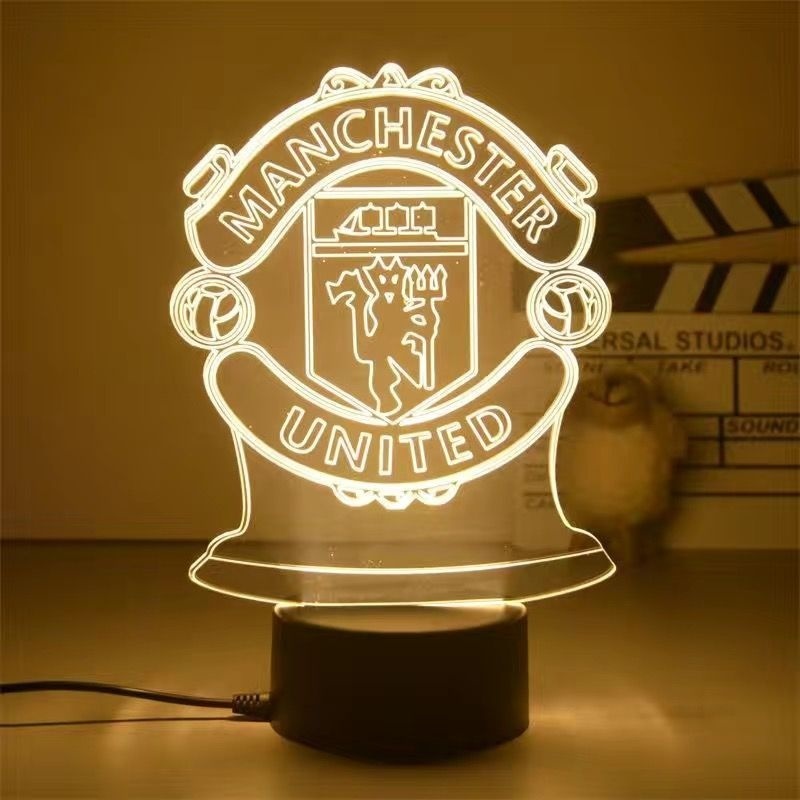 Декоративный светильник настольный Manchester United 00040, разноцветный