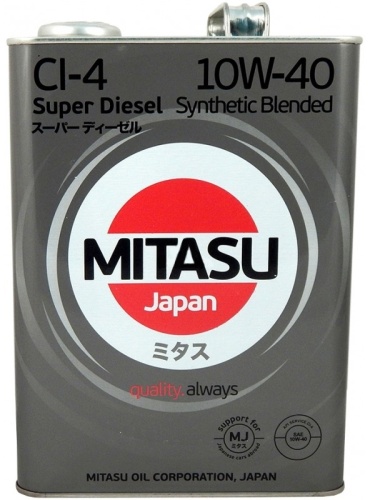 Полусинтетическое MITASU MJ-222 10W-40 4 л