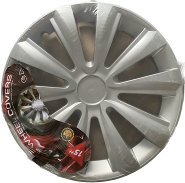 Wheel Covers 783877 колпак 15 серебристый 4 шт для легкового автомобиля