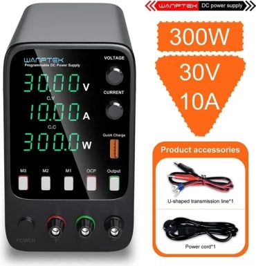Блок питания Wanptek APS3010H, программируемый, одноканальный