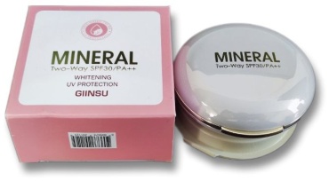 Пудра GIINSU Mineral Two-Way Whitening SPF30 кремовая 21 бежевый