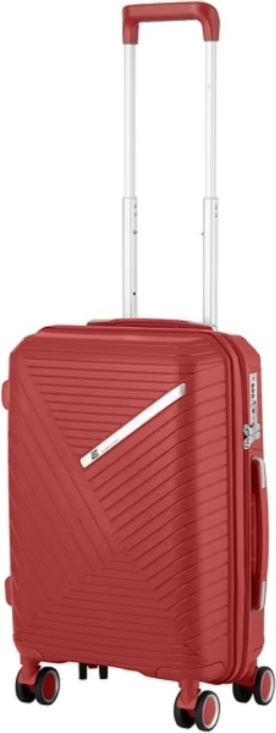 Чемодан TRAVEL Time OmarShop полипропилен 40 л красный