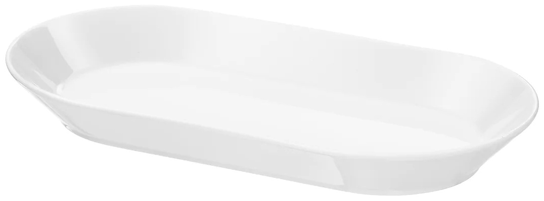 Блюдо IKEA 31х17 см, фарфор, 1 шт