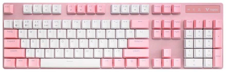 Клавиатура Rapoo V500PRO Wireless розовый