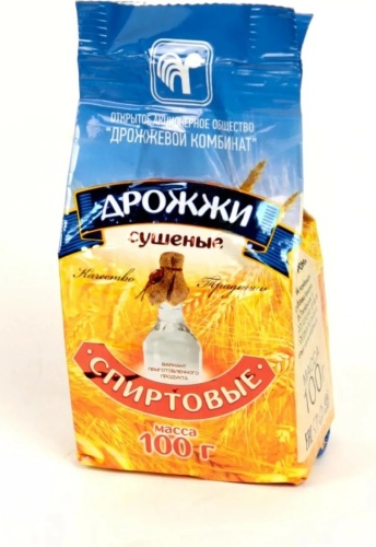 Дрожжевой комбинат дрожжи спиртовые 100 г