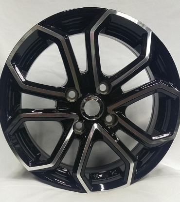 DNS 125 6x14/4x100 D67.1 ET35 4 диска черный, серебристый