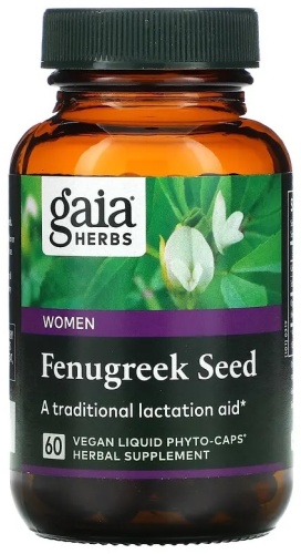 Gaia Herbs витамин Fenugreek Seed for Women 60 капсул