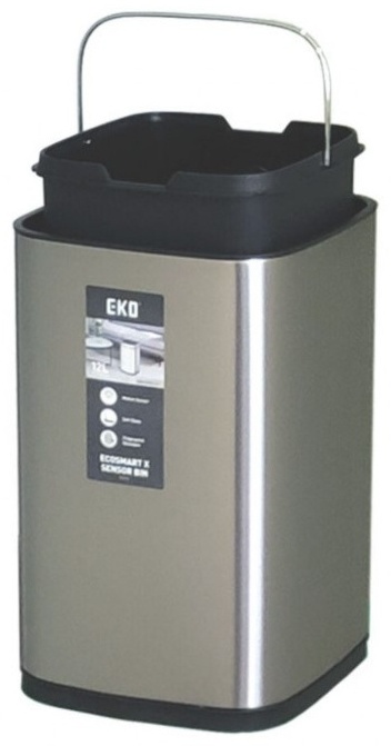 Мусорное ведро EKO с крышкой EK9252 GMT-12L 12 л