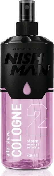 NISHMAN After Shave Cologne 2 Storm одеколон после бритья 400 мл