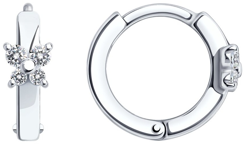 Конго SOKOLOV 94025781 вес 1.96 г серебро, фианит
