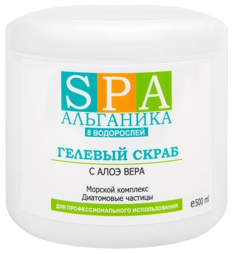 SPA Альганика скраб Гелевый с Алоэ Вера 500 мл