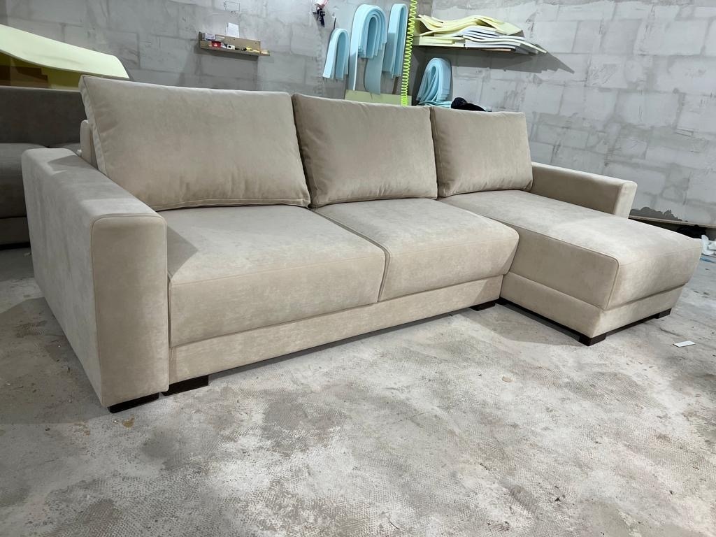 Купить VENTO m1129004 диван, обивка велюр, 47x140x300, бежевый в Алматы ...