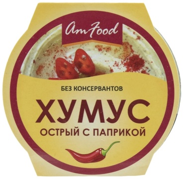 Полезные продукты Хумус острый с паприкой 200 г