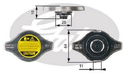 Gates крышка радиатора RC127