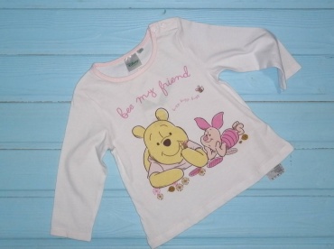 Лонгслив Disney baby белый