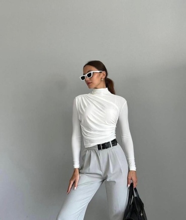 Лонгслив Fashion белый