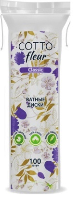 Cotto Fleur ватные диски classic 100 шт