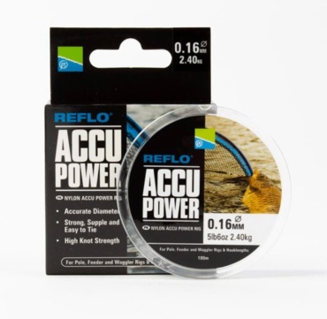 Леска Preston монофильная Accu Power P0270030 0.18 мм прозрачный
