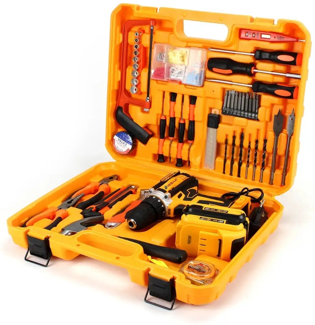 Дрель шуруповерт аккумуляторный с набором инструментов. Dewalt 24v с большим набором.