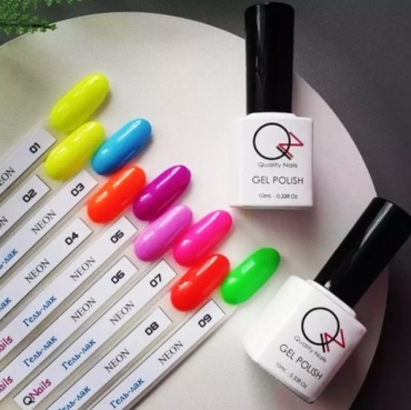 QUALITY NAILS гель-лак Неон 02 глянцевое 10 мл