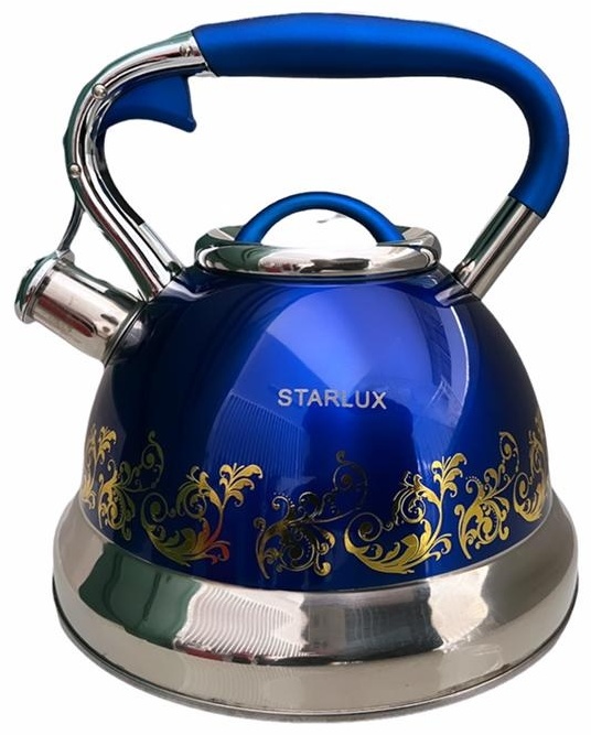 Starlux чайник SL-1806 3 л, нержавеющая сталь