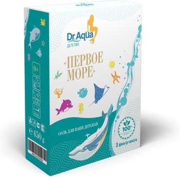 Соль для купания Dr.Aqua Первое море 450 г