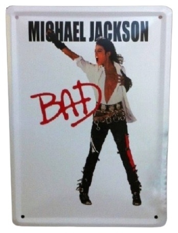 Retrofun металлическая Michael Jackson 15x21 см