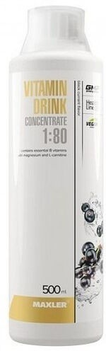 Maxler L-карнитин Vitamin Drink Concentrate 500мл Черная смородина 500 мл