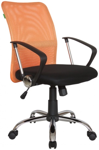 Офисное кресло RV DESIGN Smart RCH 8075 Black/Orange, черный, оранжевый