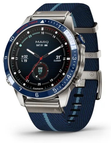 Garmin MARQ Captain Gen 2 серебристый-синий-синий