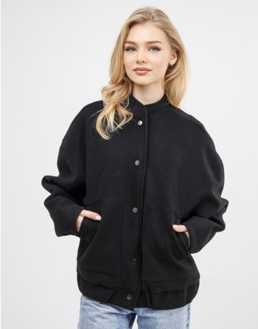 Бомбер August shop черный