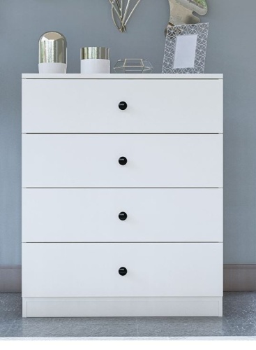 Комод In Comfort Toshka, 80x42x90 см, белый
