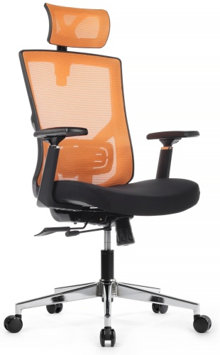 Офисное кресло RV DESIGN Step Orange, оранжевый, черный
