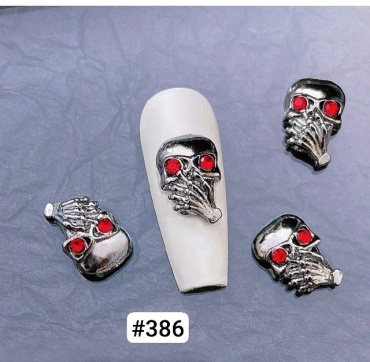 LOVE NAILS объемные фигуры Металлические фигуры для ногтей 1 шт №386 1 шт