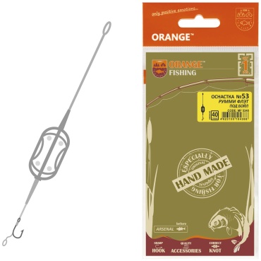 Orange Carp №53 Roomy Flat Method Leadcore 4823100104685