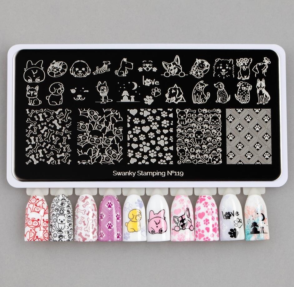 Swanky Stamping пластина для стемпинга 119
