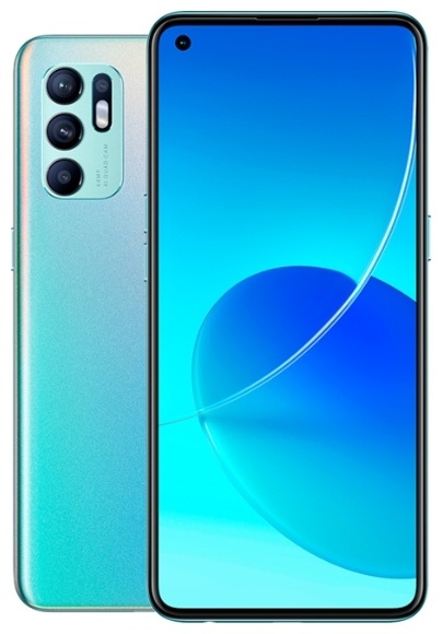 Смартфон OPPO Reno 6 8 ГБ/128 ГБ голубой