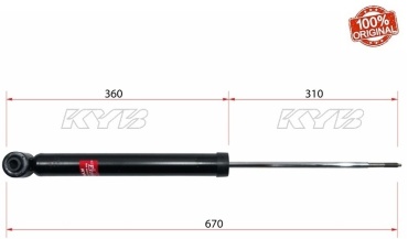 KYB задний 343836 1 шт