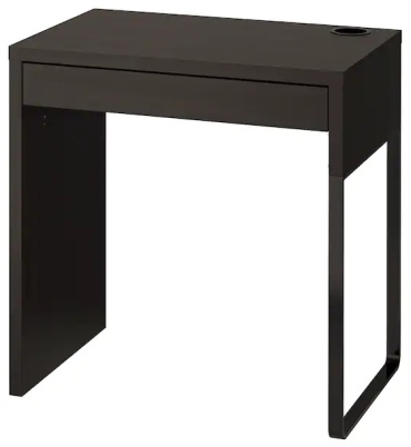 Стол компьютерный IKEA Микке, 73х50x75 см, коричневый