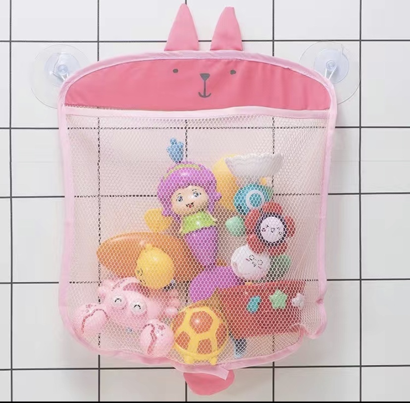 Сетка для хранения игрушек в ванной 8919012592089 розовый