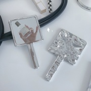 Зеркало карманное QBR-06S 17х9 см