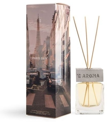 Диффузор с палочками Sisters Aroma бергамот, корица, гвоздика (пряности), ревень 100 мл