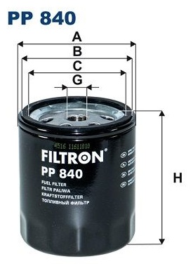 FILTRON Топливный Фильтр PP840