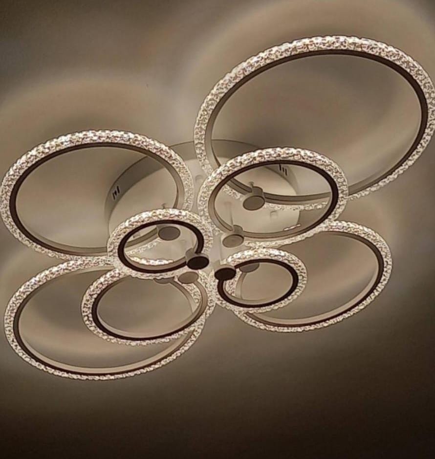 Люстра потолочная LED, кол-во ламп: 8 шт